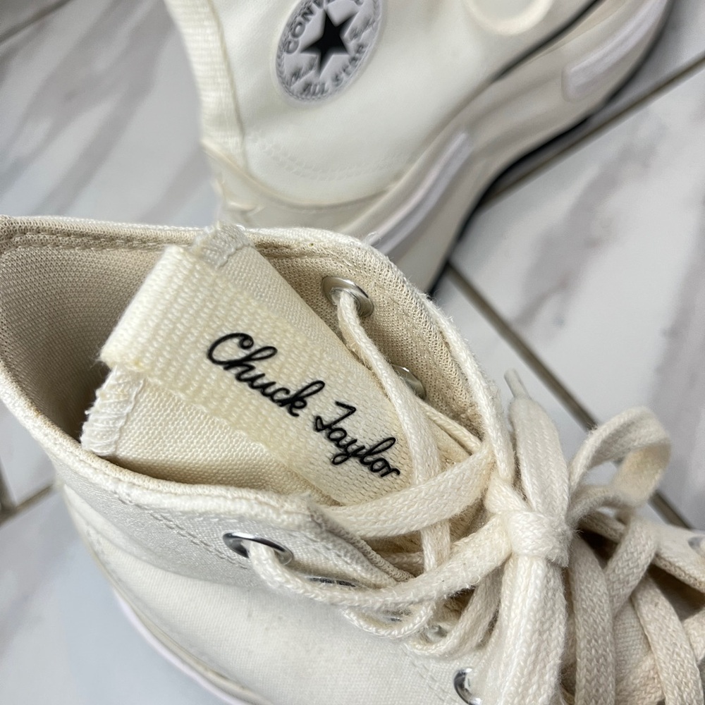 Unisex Converse Run Star Legacy CX Lace Up High Top Shoes Beige Men’s 4 WO’S 5.5 - Picture 14 of 14